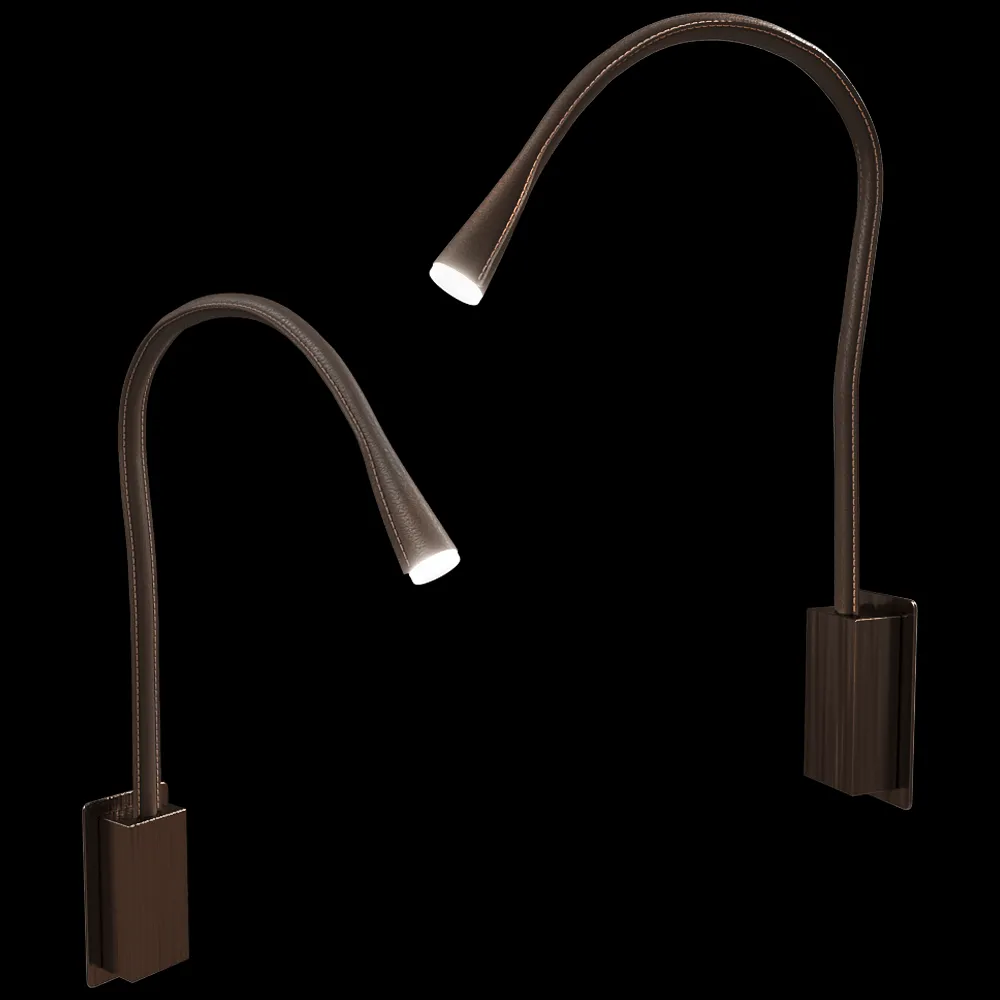 Contardi  – Wall lamp Flexiled ap l.60 leather 3ds Max