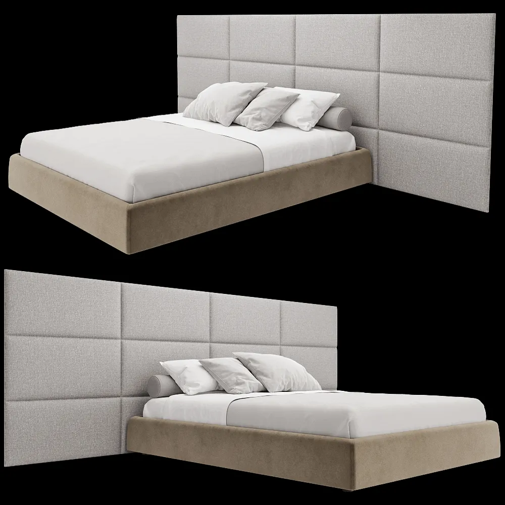 Conte – Bed Boiserie 3ds Max