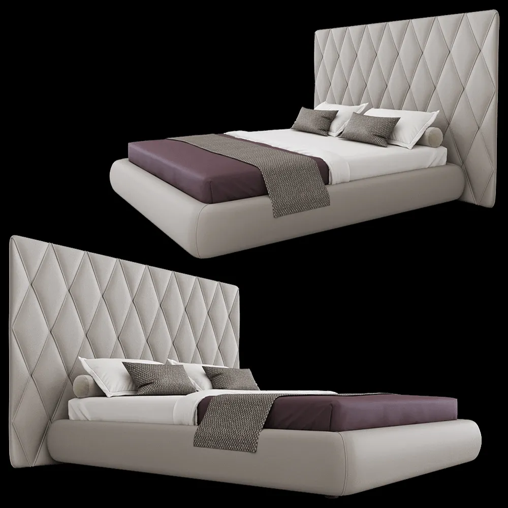 Conte – Bed Ivonne 3ds Max