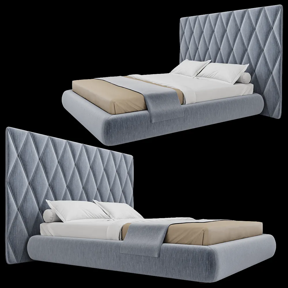 Conte – Bed Ivonne Royal 3ds Max