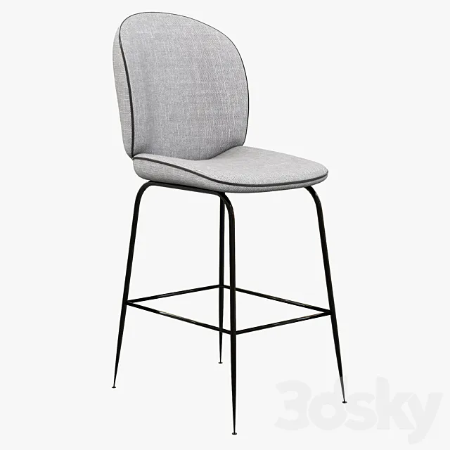 contemporary bar stool 3DS Max Model