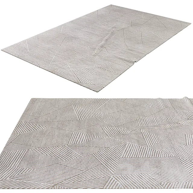 Contemporary ‘Broken Glass’ Carpet 3DSMax File