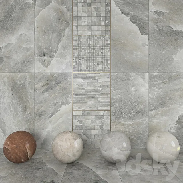 Contemporary Design CERIM Rock Salt Decor 3ds Max