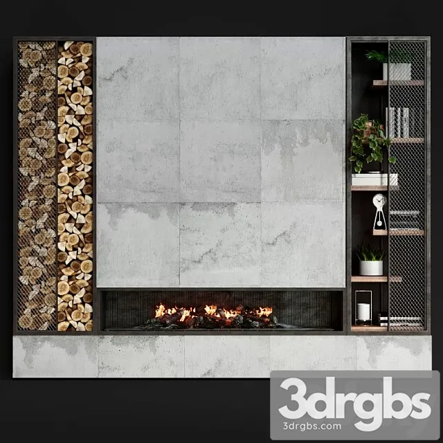 Contemporary fireplace 31 2 3dsmax Download