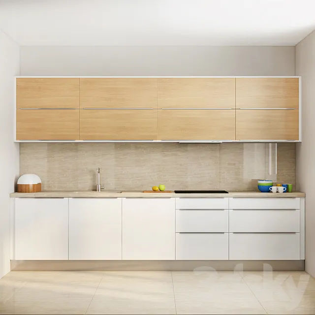 contemporary kitchen 3ds Max
