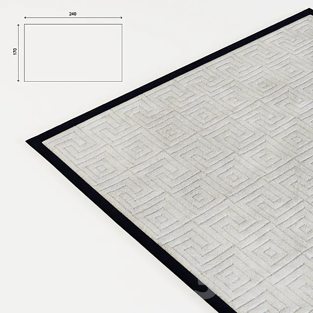 Contemporary rug 3DSMax File