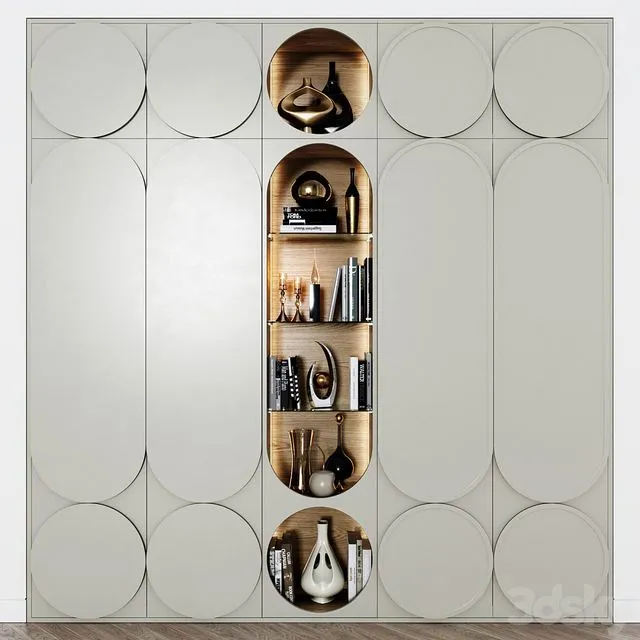 Contemporary wardrobe 19 3dsMax Model
