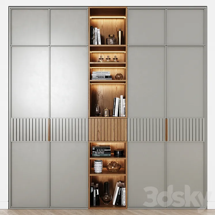 Contemporary Wardrobes 36 3DS Max Model
