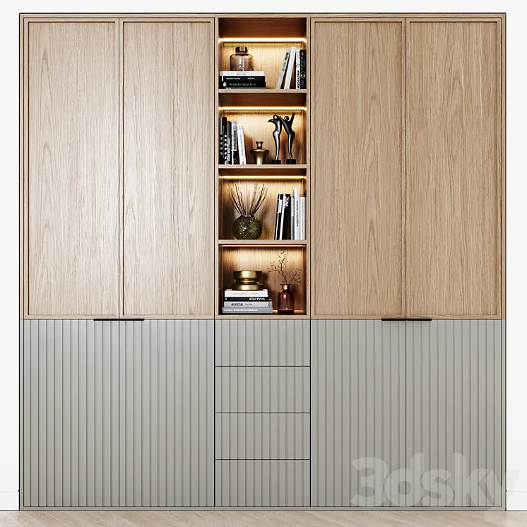 Contemporary wardrobes 37 3DS Max