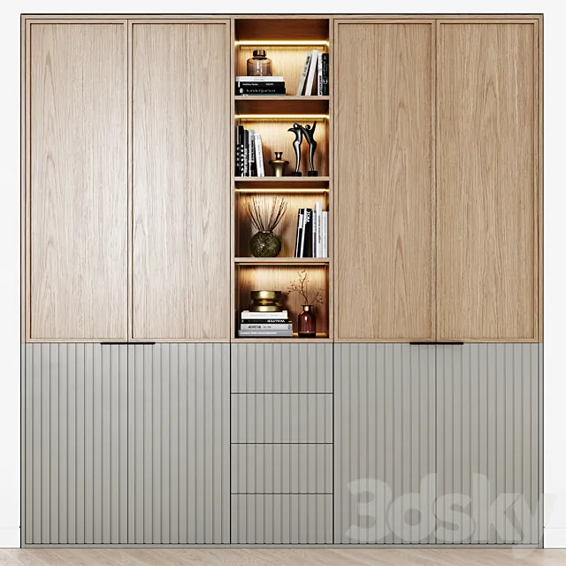 Contemporary wardrobes 37 3dsMax Model