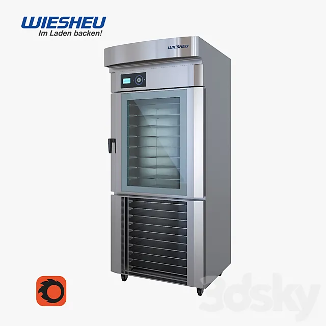 Convection oven Wiesheu EUROMAT EM 3DS Max Model