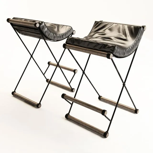 CONVERSO Cleo Baldon Bar Stools 3dsMax Model