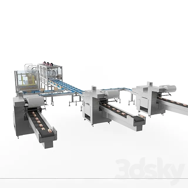 conveyor 3DS Max Model