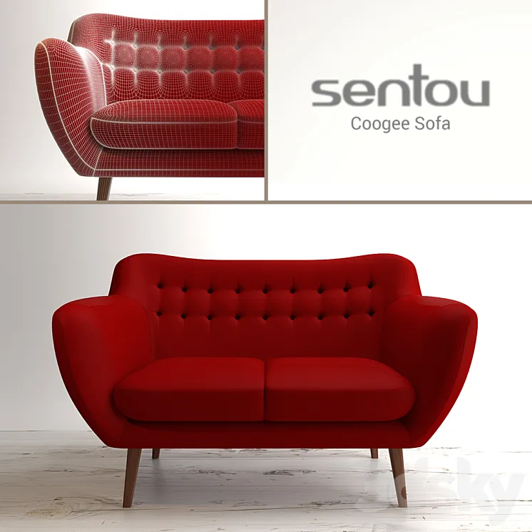 Coogee Sofa by Sentou Edition 3DS Max