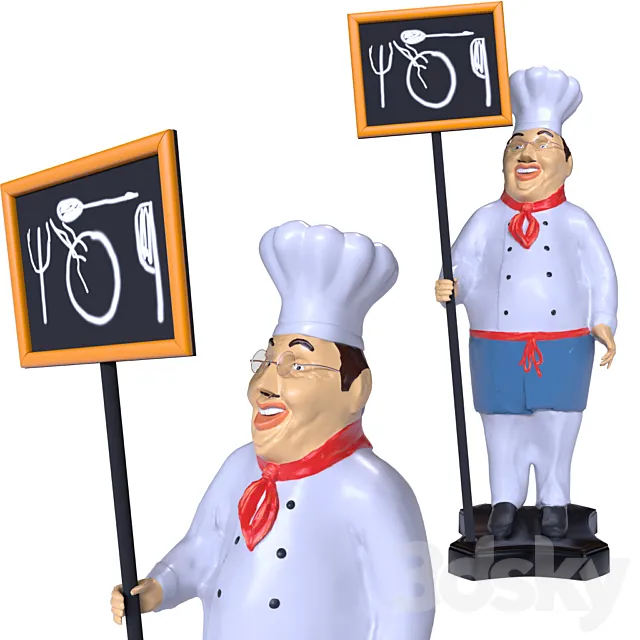 Cook 3DS Max Model