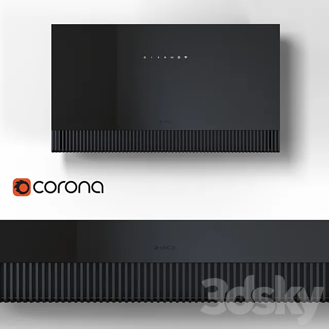 Cooker Hood Elica Super Plat 3ds Max