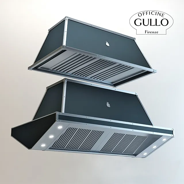 Cooker hood island Campana OGC002 3DS Max Model