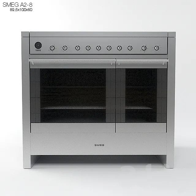 Cooker SMEG A2-8 (89.5 h100h60) 3ds Max