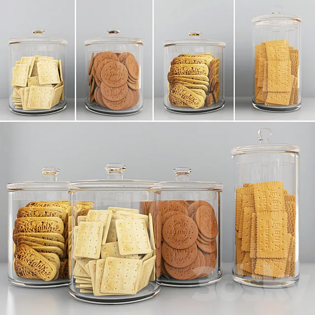 Cookie jars 2 3ds Max