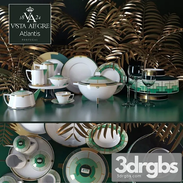Cookware Set Emerald factory Vista Alegre 3dsmax Download