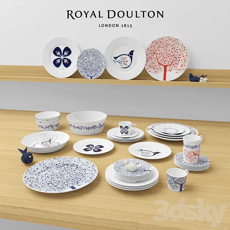 Cookware Set Royal Doulton 3DS Max