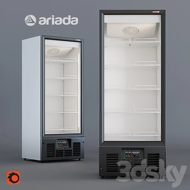 Cooling cabinet Ariad R700 VS 3DS Max Model