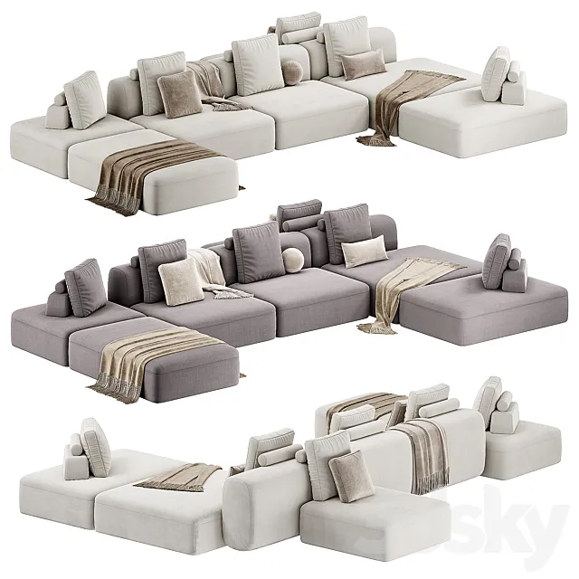 Cooper Sofa By Gianfranco Frigerio 3ds Max