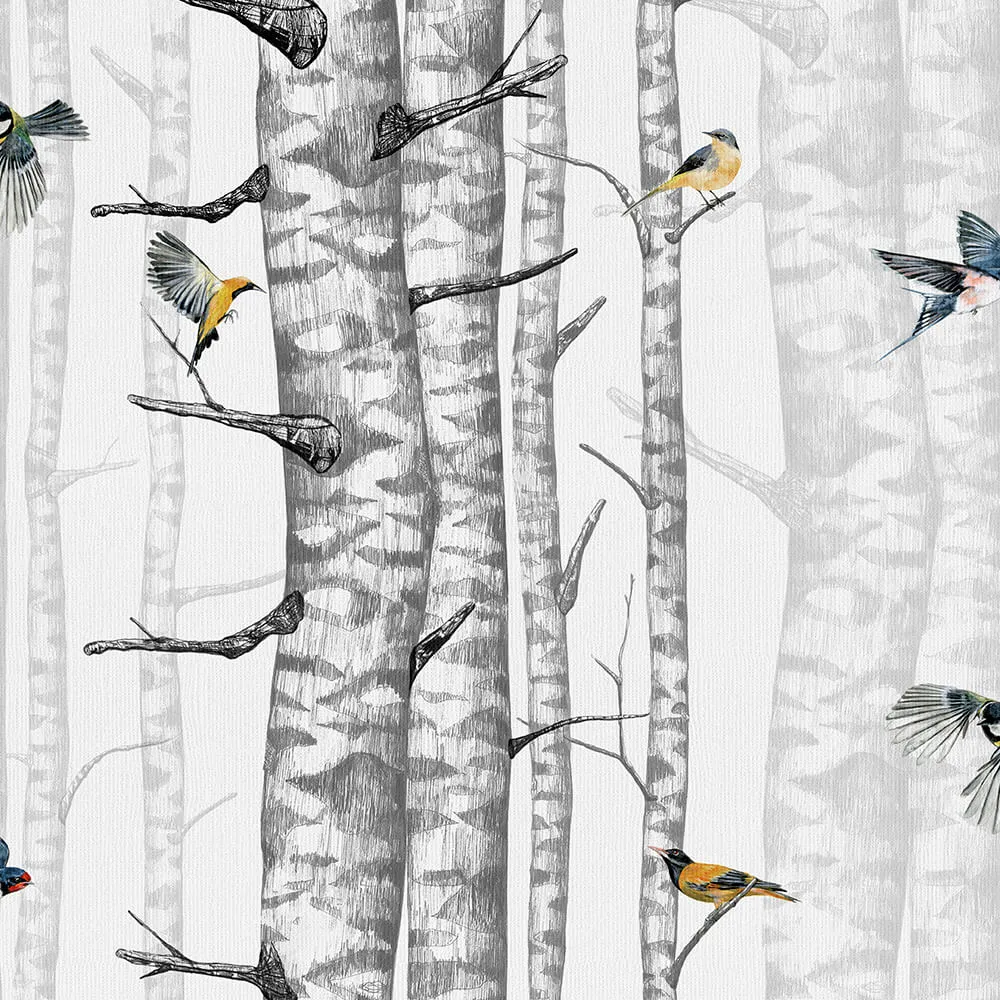 Coordonné – Wallpaper Birch Trees 3ds Max