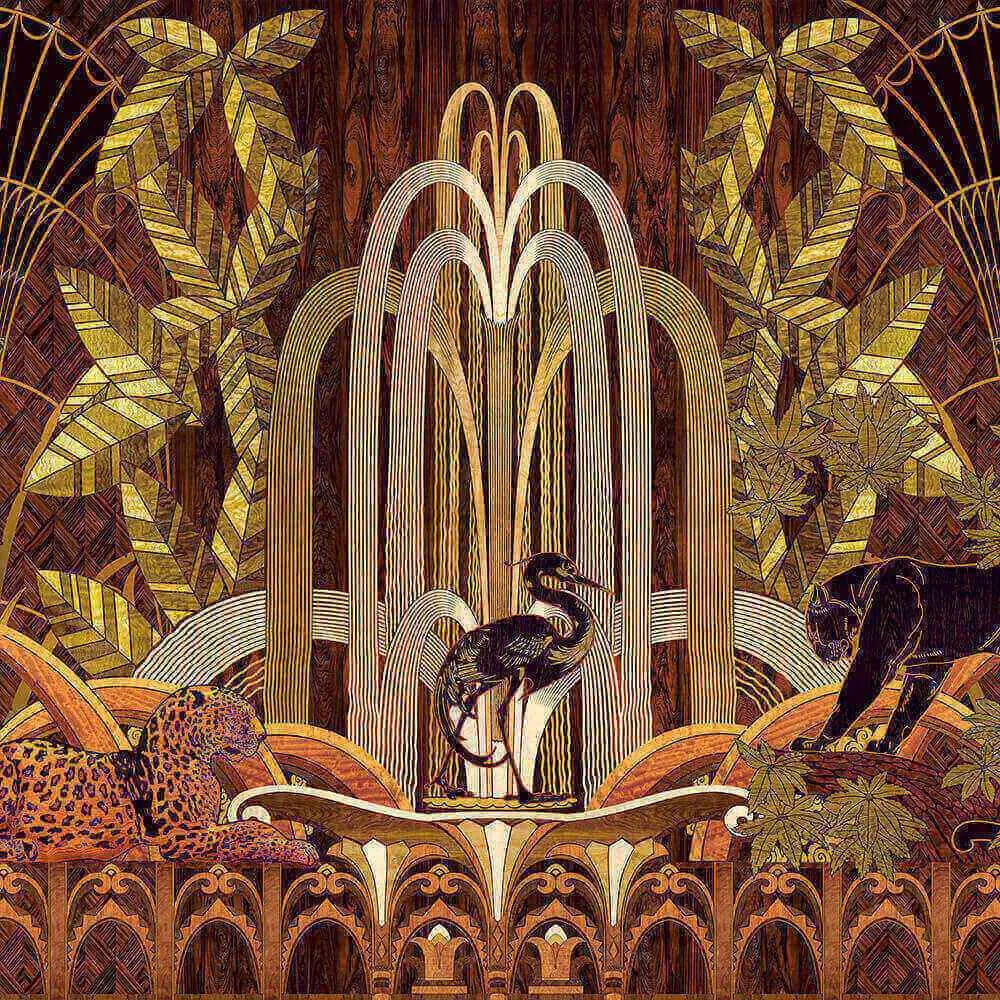 Coordonné – Wallpaper Rue Babylone 3ds Max