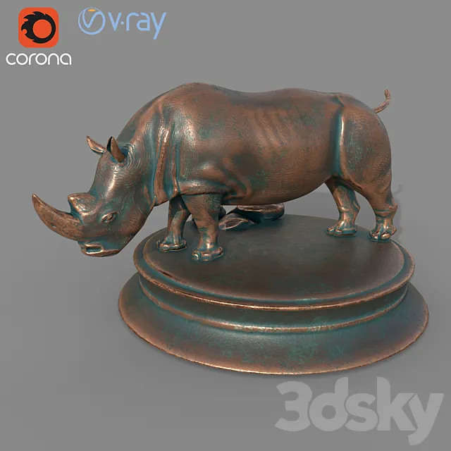 Copper rhino 3DSMax File