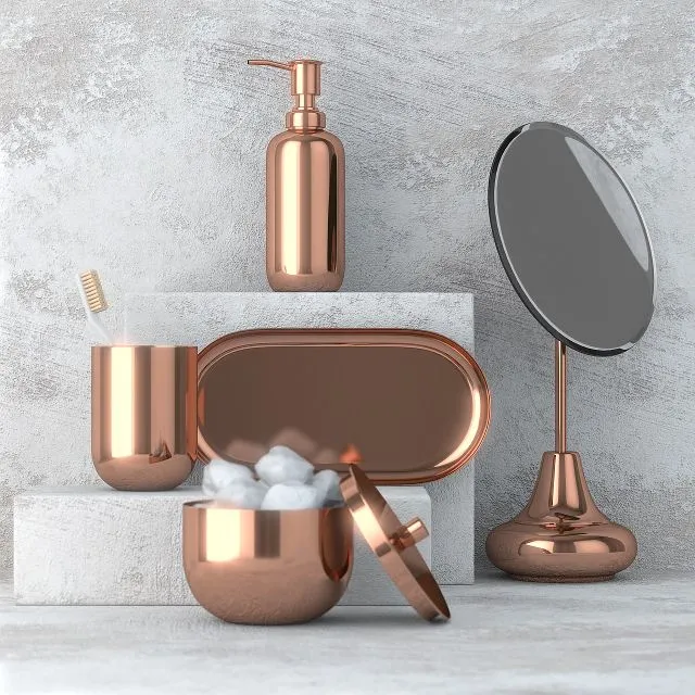 Copper_Gleam_Bath_Collection 3dsMax Model
