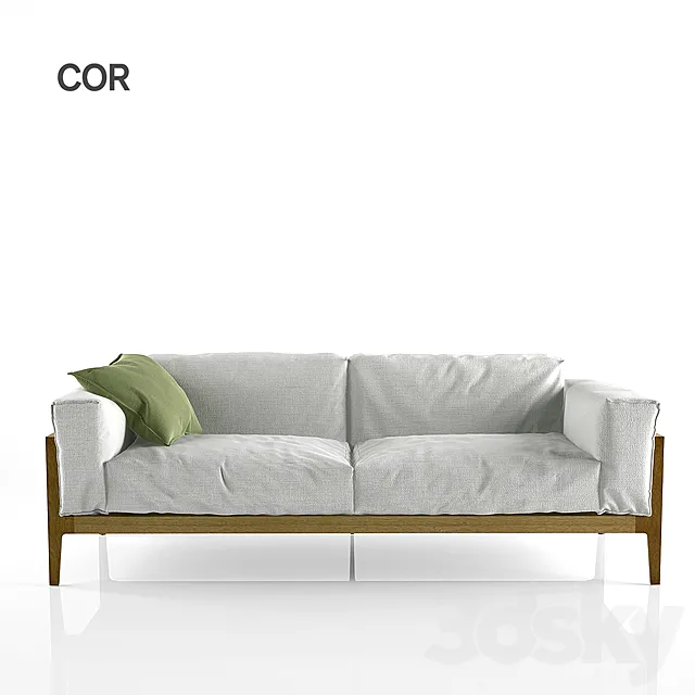 COR Elm sofa 3DSMax File