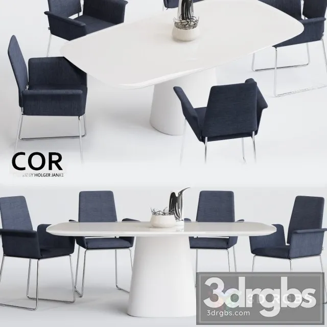 Cor Fino Table and Chair 3dsmax Download