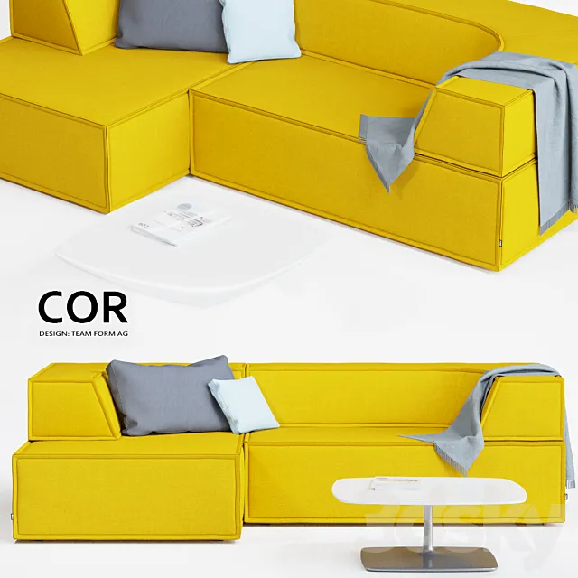 COR Trio Sofa 3DS Max Model