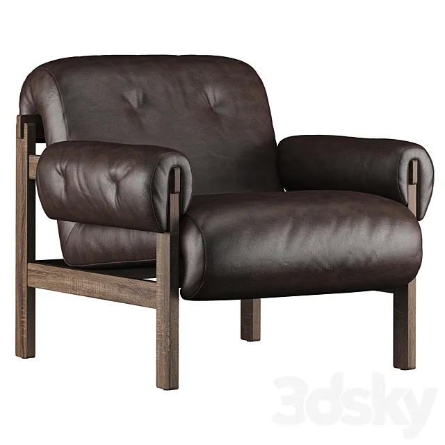 Cora Armchair 3ds Max