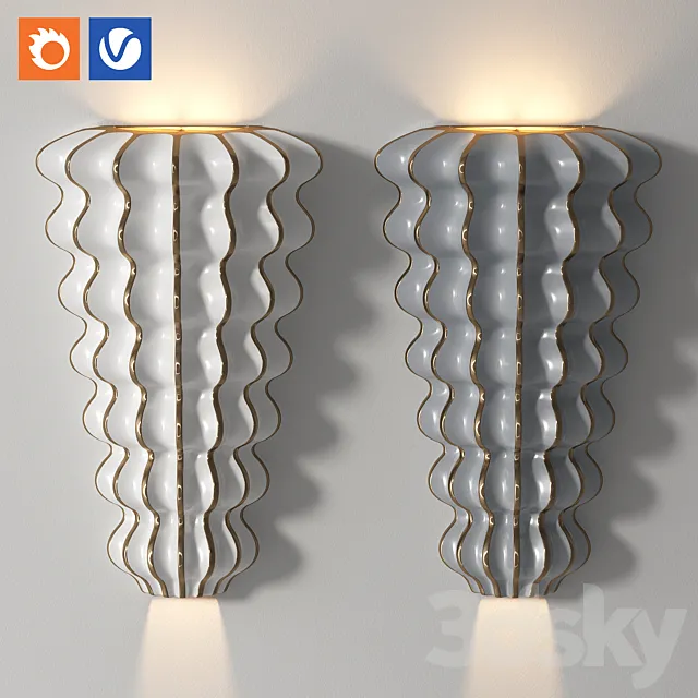 Corbett Esperanza Sconce 3ds Max