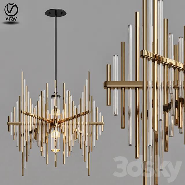 Corbett Lighting 238 42 Gold Leaf 3DSMax File