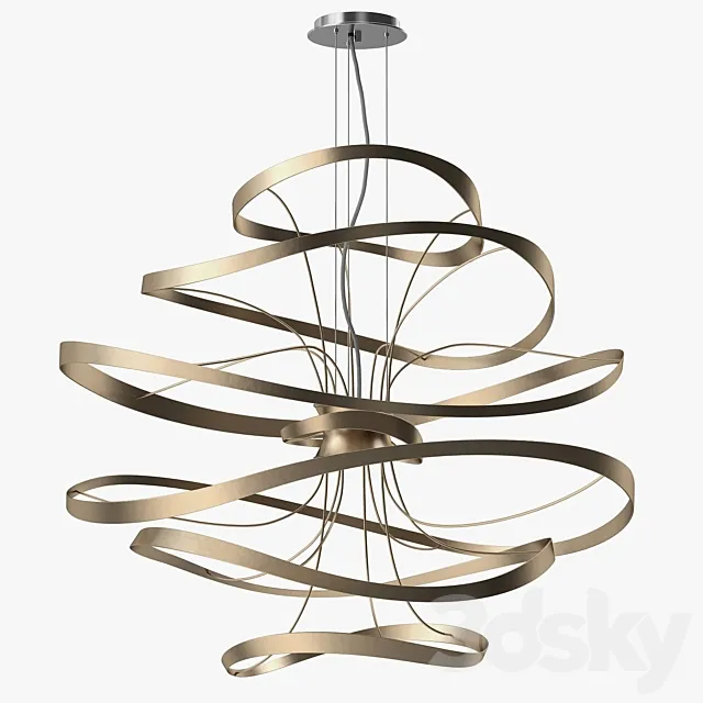 Corbett lighting – Calligraphy pendant 3ds Max