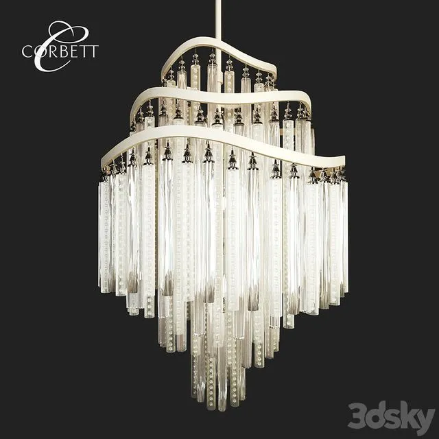 Corbett Lighting Chimera Chandelier 3dsMax Model