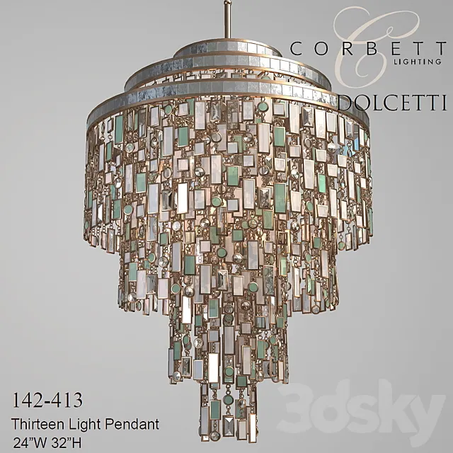 Corbett lighting Dolcett 3ds Max