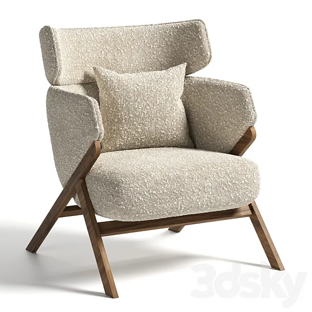 Cordial StudioF Armchair 02 3ds Max
