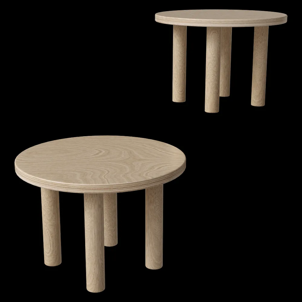 CORE objects – Children’s table ELEPHANT + 3ds Max