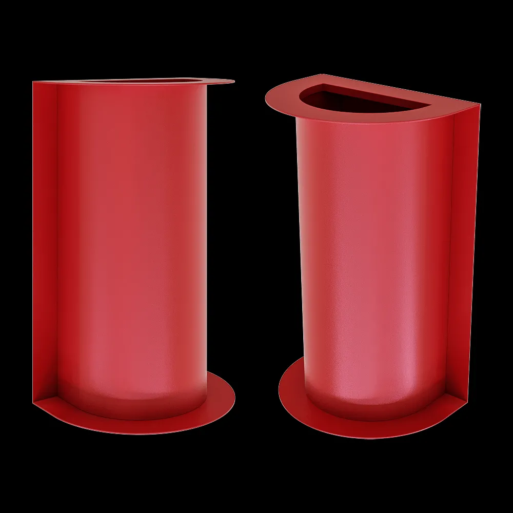 CORE objects – Container 1 tank HALF 3ds Max