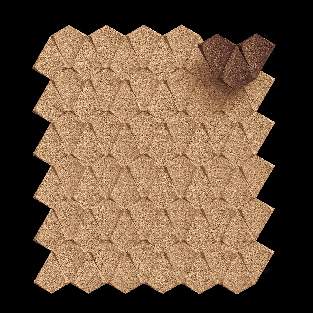 CORKBEE – Wall panel Kite 3ds Max