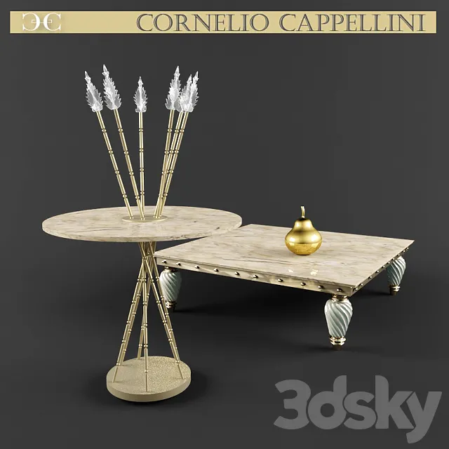 Cornelio Cappellini tables 3DS Max Model