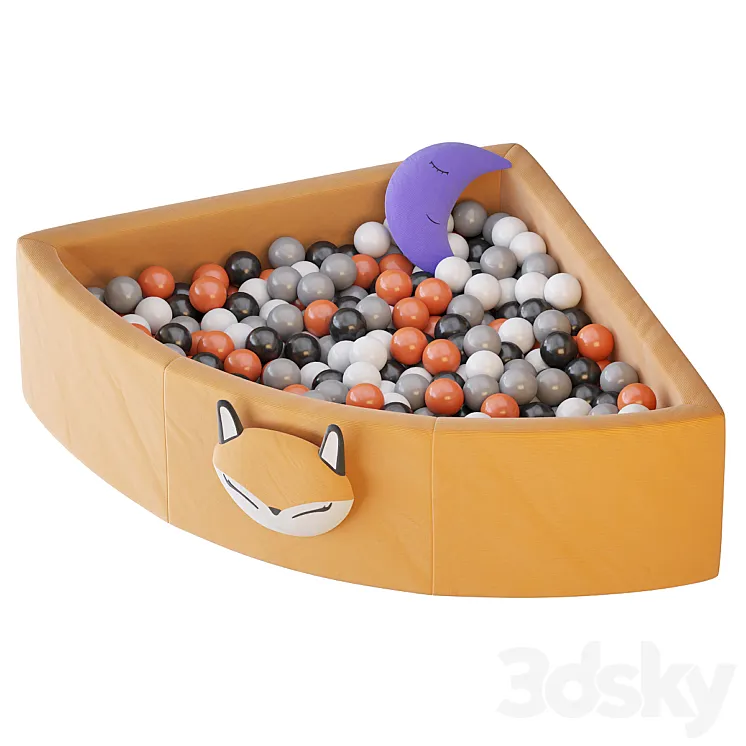 Corner ball pool 3DS Max Model
