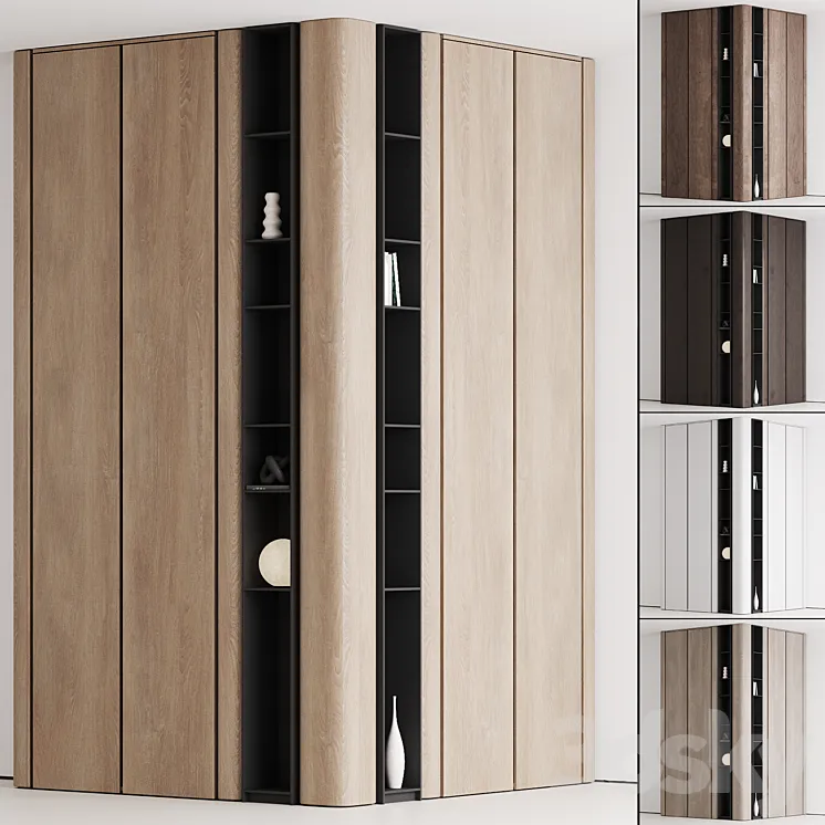 Corner cabinet 008 3DS Max Model