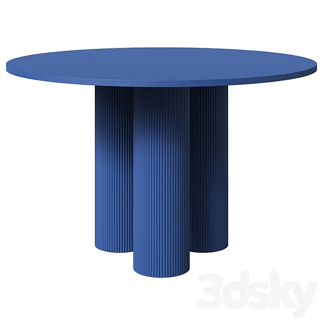 Corner Design dining table Ary Texture 3ds Max