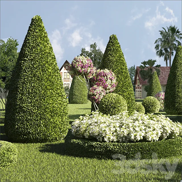 Corner Park Nong Nooch. 3ds Max