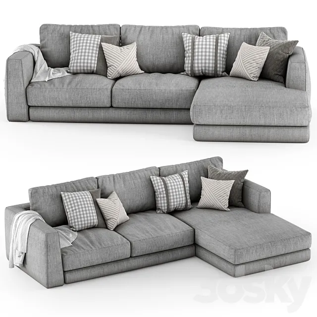 Corner sofa Bodema BARCLAY 3ds Max